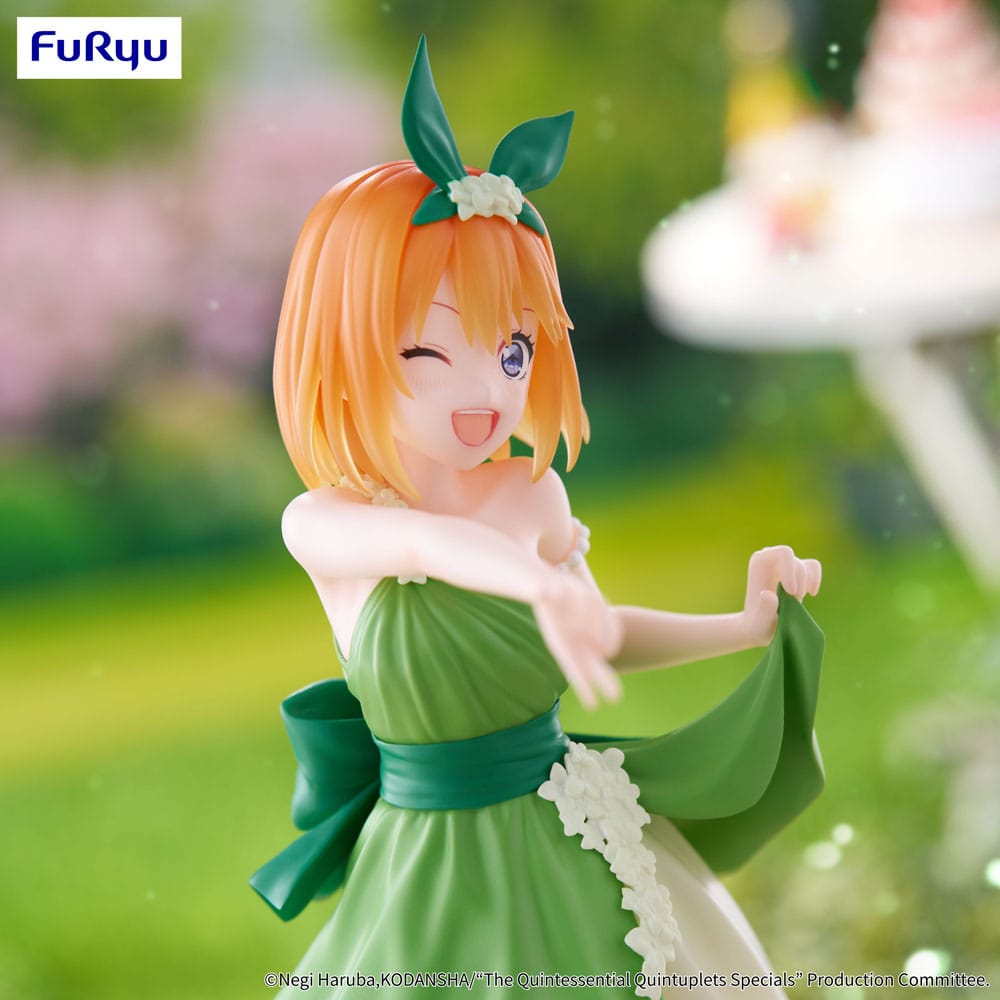 The Quintessential Quintuplets Trio-Try-iT PVC Statue Nakano Yotsuba Pastel Dress Ver. 22 cm Prizefiguren Yokina