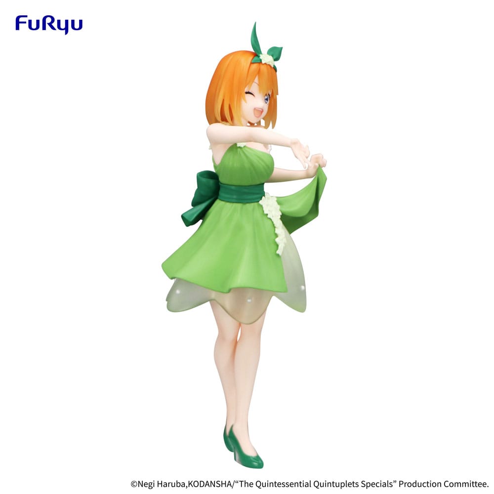 The Quintessential Quintuplets Trio-Try-iT PVC Statue Nakano Yotsuba Pastel Dress Ver. 22 cm Prizefiguren Yokina