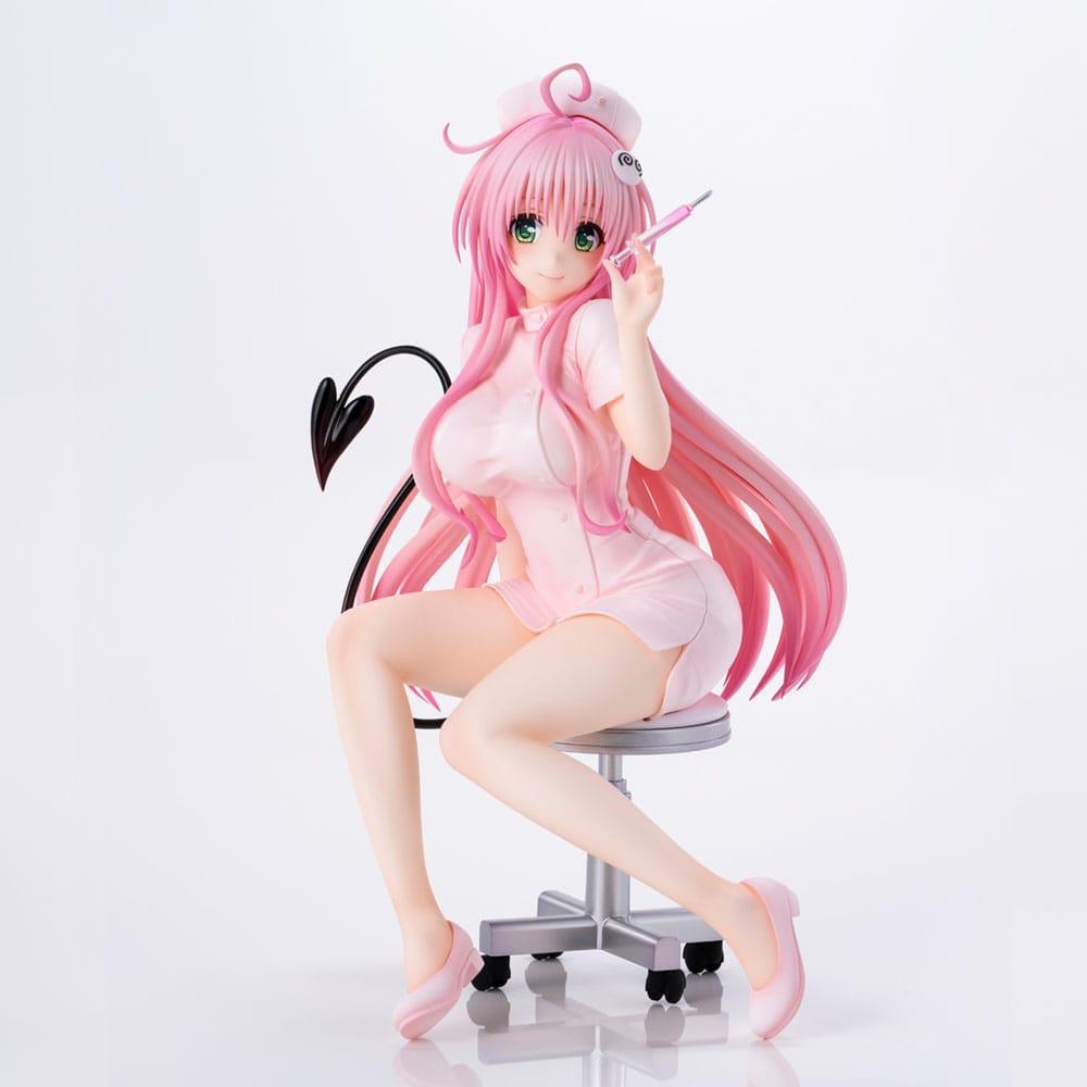 To Love-Ru Darkness Statue PVC Lara Satalin Deviluke Nurse Cos 26 cm Prizefiguren Yokina