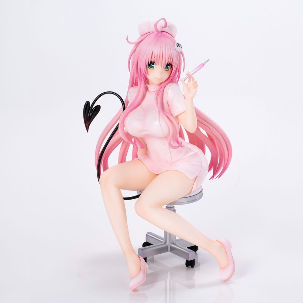 To Love-Ru Darkness Statue PVC Lara Satalin Deviluke Nurse Cos 26 cm Prizefiguren Yokina