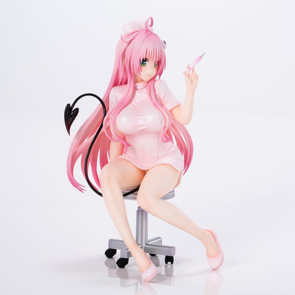 To Love-Ru Darkness Statue PVC Lara Satalin Deviluke Nurse Cos 26 cm Prizefiguren Yokina