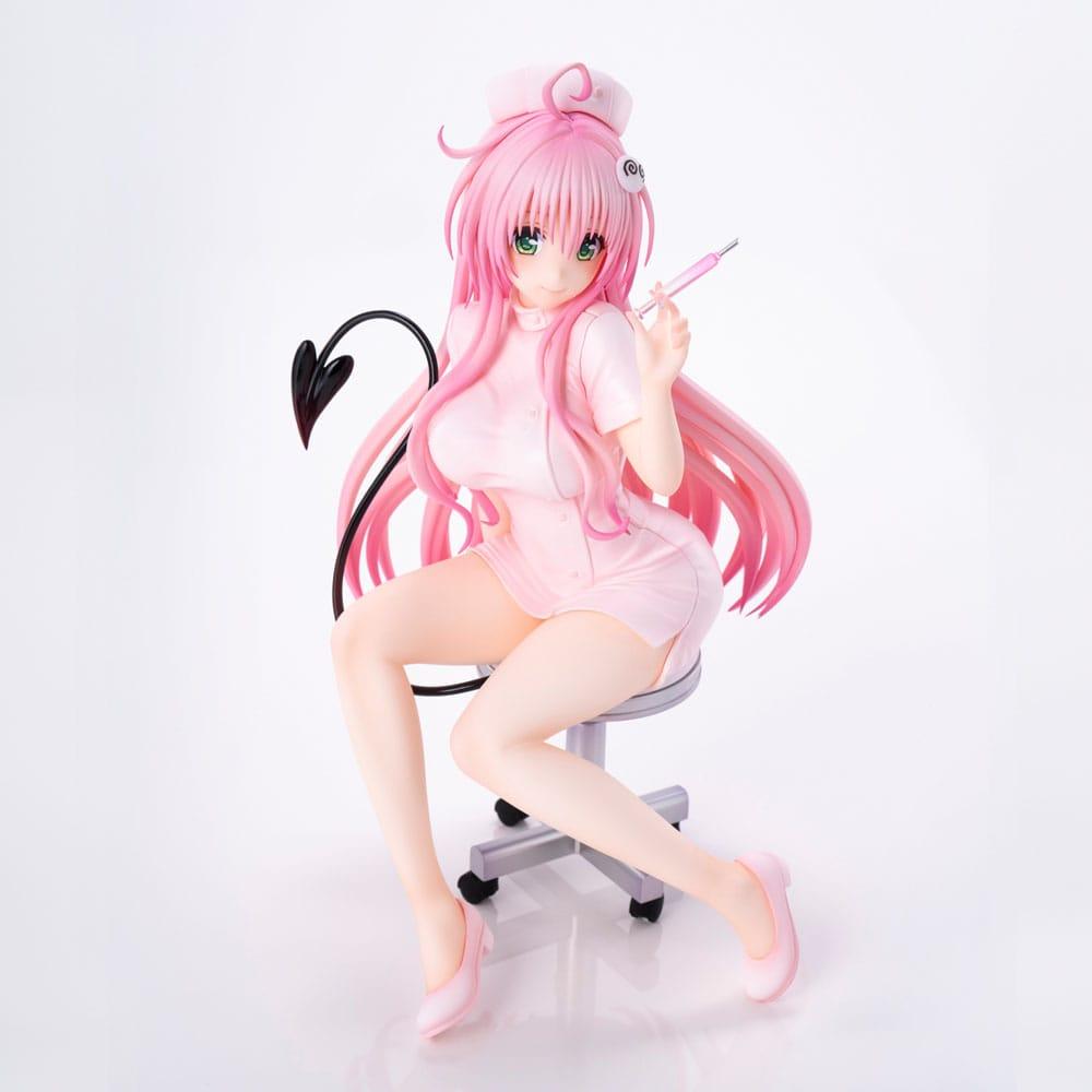 To Love-Ru Darkness Statue PVC Lara Satalin Deviluke Nurse Cos 26 cm Prizefiguren Yokina