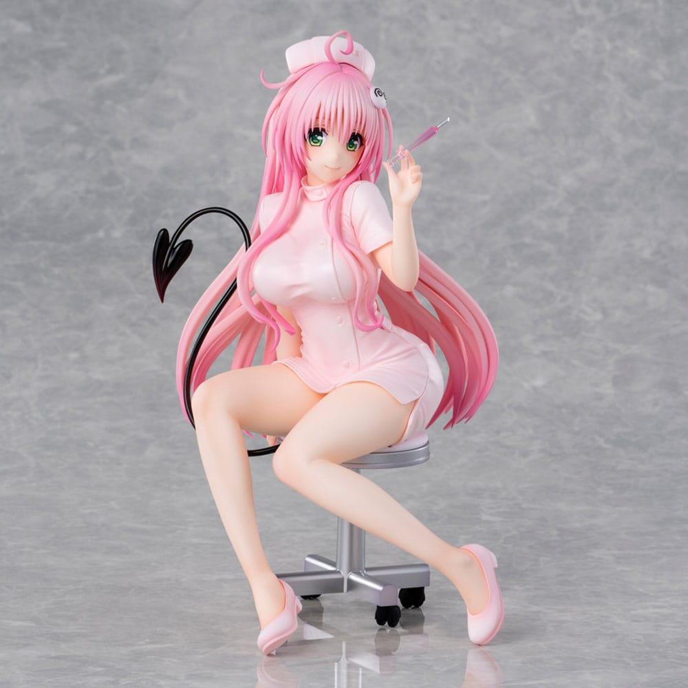 To Love-Ru Darkness Statue PVC Lara Satalin Deviluke Nurse Cos 26 cm Prizefiguren Yokina