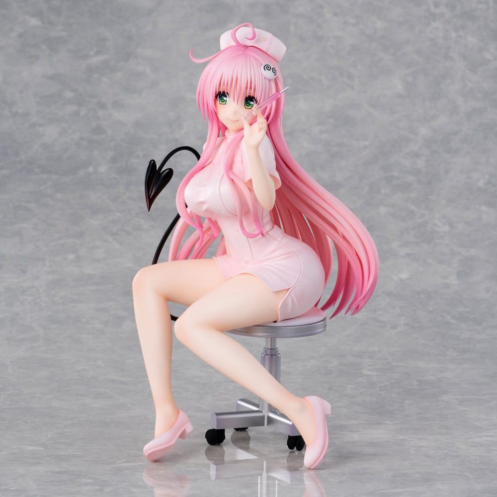 To Love-Ru Darkness Statue PVC Lara Satalin Deviluke Nurse Cos 26 cm Prizefiguren Yokina