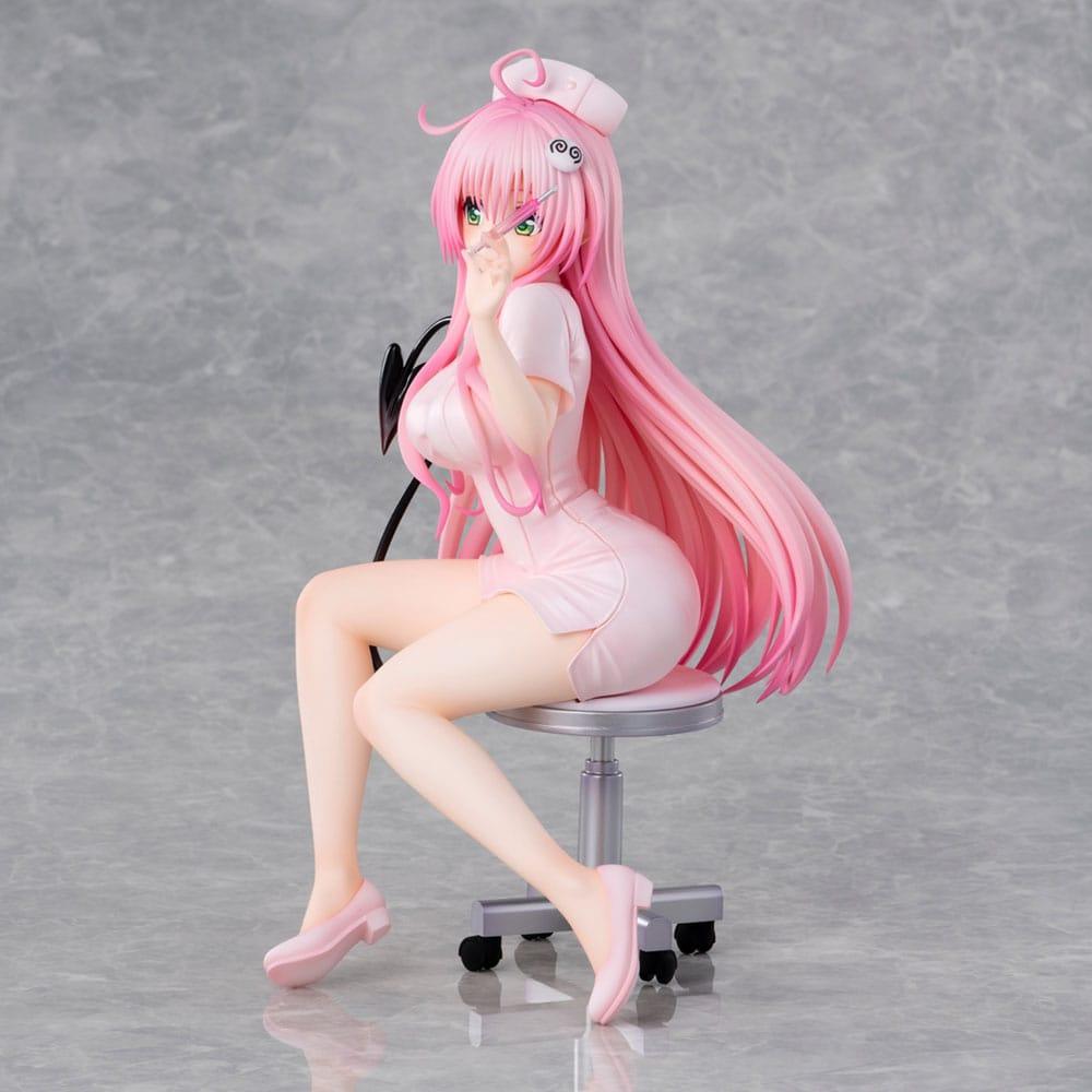 To Love-Ru Darkness Statue PVC Lara Satalin Deviluke Nurse Cos 26 cm Prizefiguren Yokina