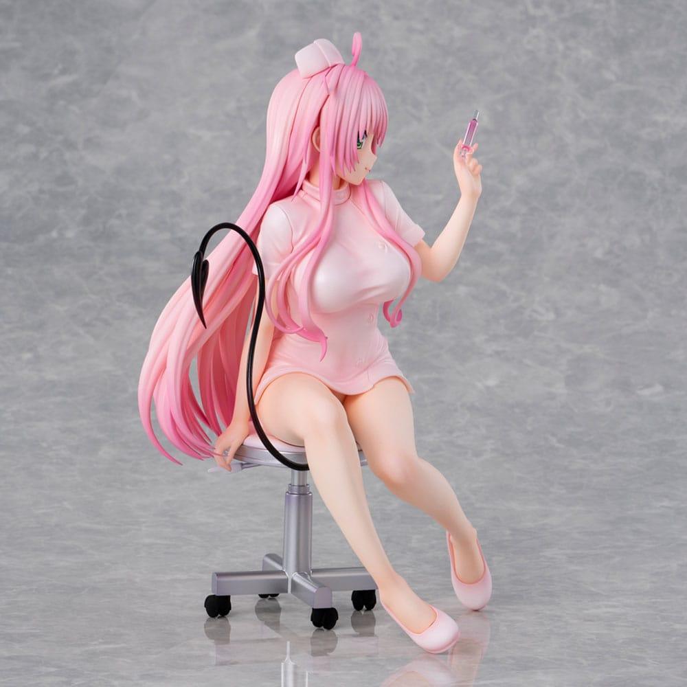 To Love-Ru Darkness Statue PVC Lara Satalin Deviluke Nurse Cos 26 cm Prizefiguren Yokina