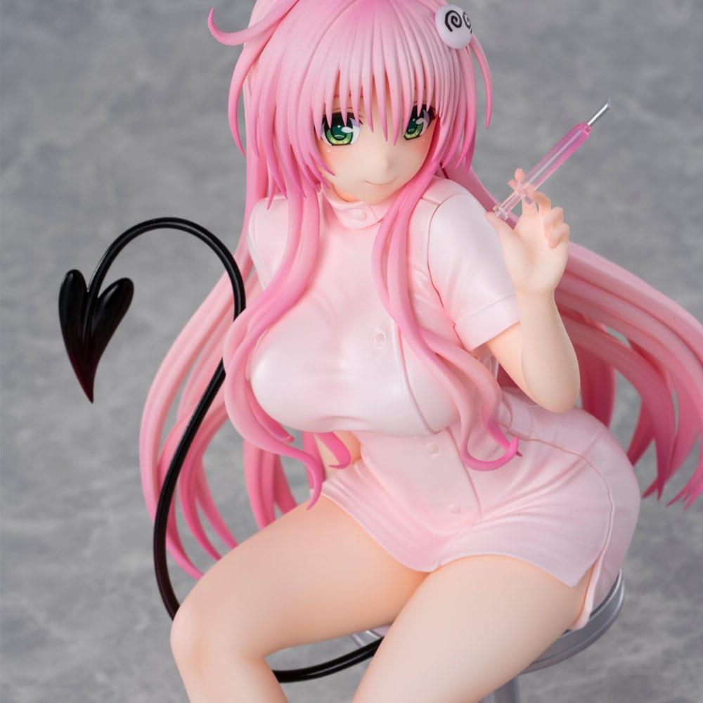 To Love-Ru Darkness Statue PVC Lara Satalin Deviluke Nurse Cos 26 cm Prizefiguren Yokina