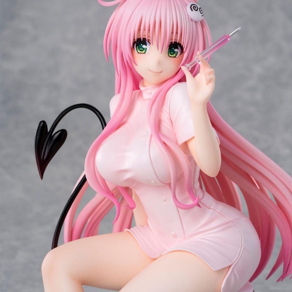 To Love-Ru Darkness Statue PVC Lara Satalin Deviluke Nurse Cos 26 cm Prizefiguren Yokina