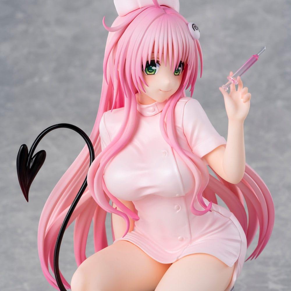To Love-Ru Darkness Statue PVC Lara Satalin Deviluke Nurse Cos 26 cm Prizefiguren Yokina