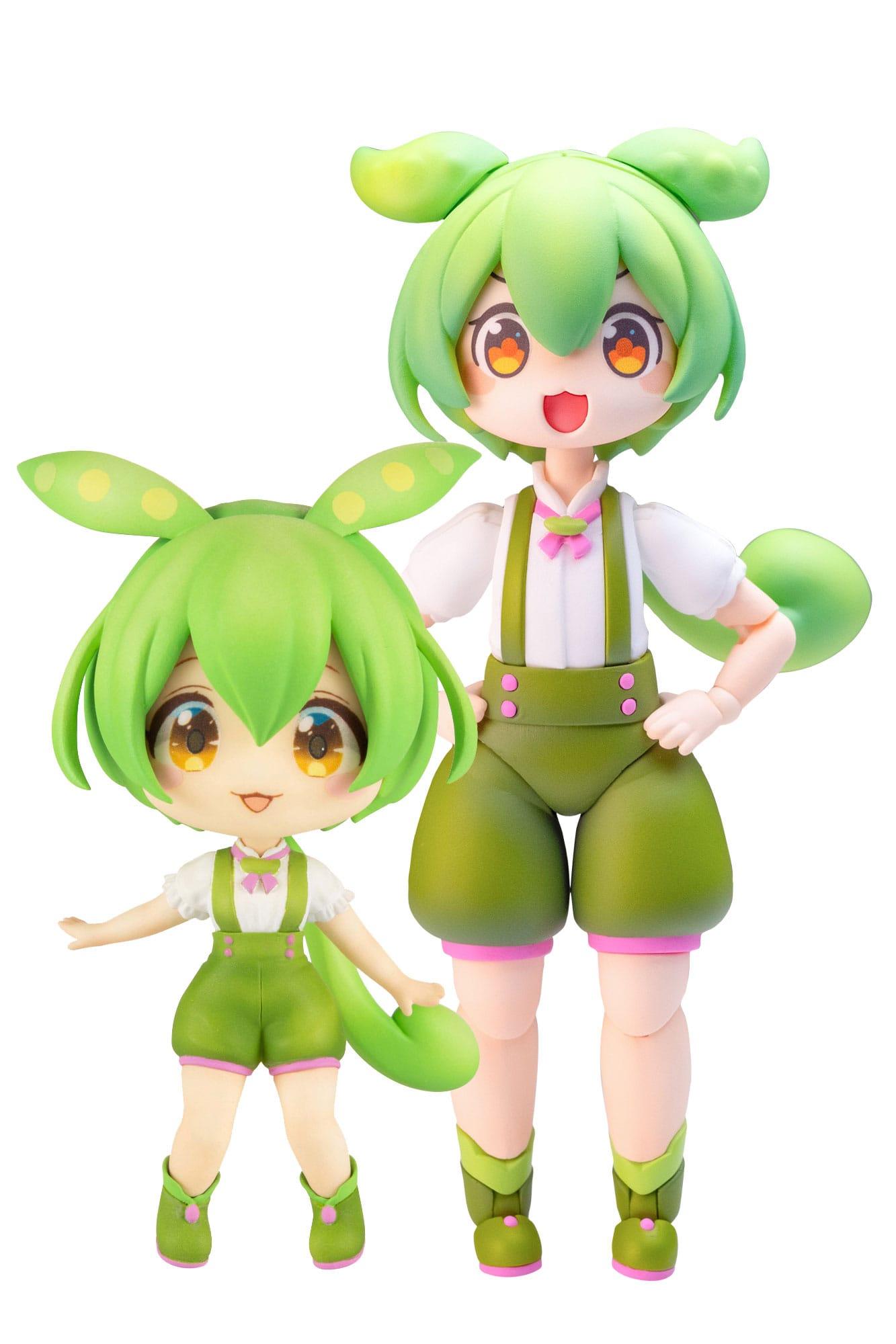 Tohoku Zunko Plastic Model Kit 1/12 Plafia Zundamon Mini Figure Set 10 cm Figmas Yokina