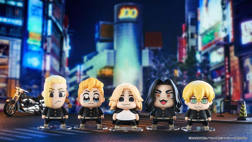 Tokyo Revengers Chibi Minifiguren Takemichi Hanagaki, Manjiro Sano, Ken Ryuguji Bkub Ver. 7 cm Minifiguren Yokina