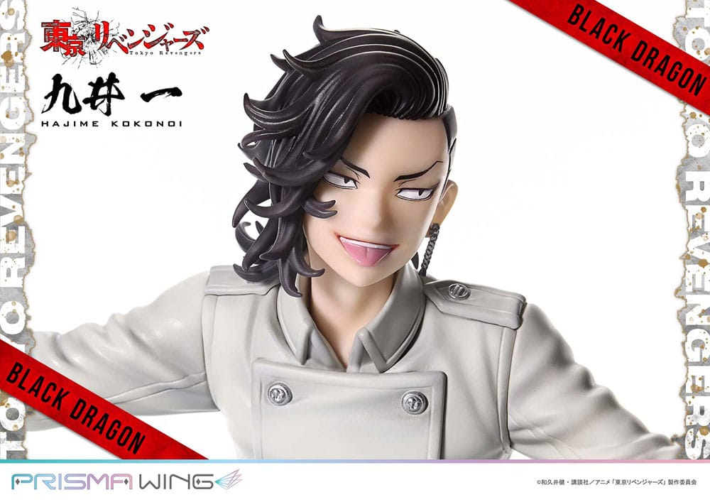 Tokyo Revengers Prisma Wing PVC Statue 1/7 Hajime Kokonoi Bonus Version 22 cm Scalefiguren Yokina