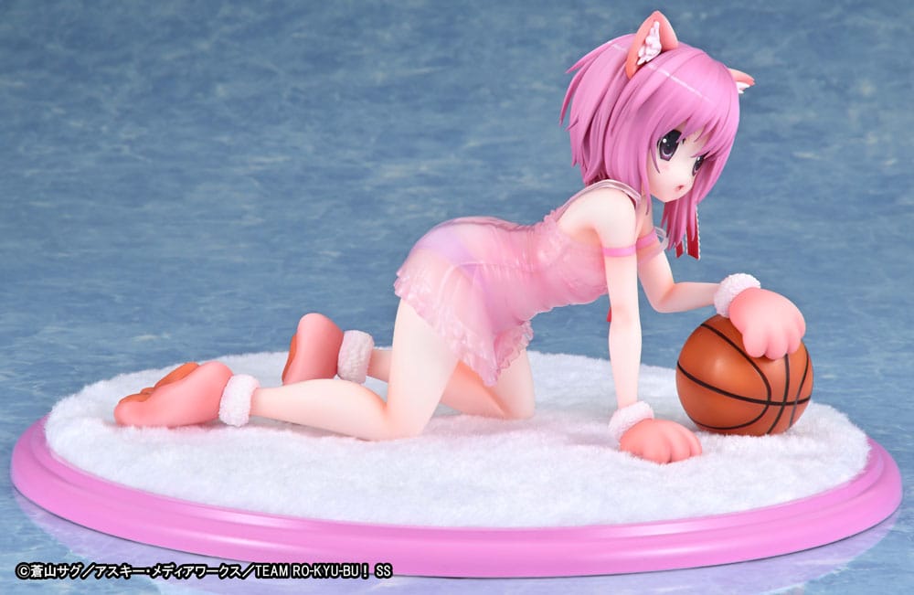 Tomoka Minato Kemomimi Lingerie Ver. PVC Statue 1/7 18 cm Ro-Kyu-Bu: Fast Break! Scalefiguren Yokina