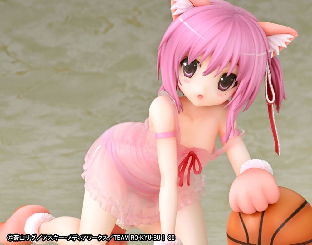 Tomoka Minato Kemomimi Lingerie Ver. PVC Statue 1/7 18 cm Ro-Kyu-Bu: Fast Break! Scalefiguren Yokina