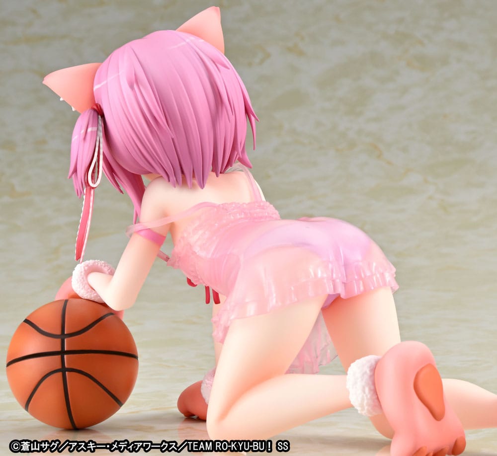 Tomoka Minato Kemomimi Lingerie Ver. PVC Statue 1/7 18 cm Ro-Kyu-Bu: Fast Break! Scalefiguren Yokina