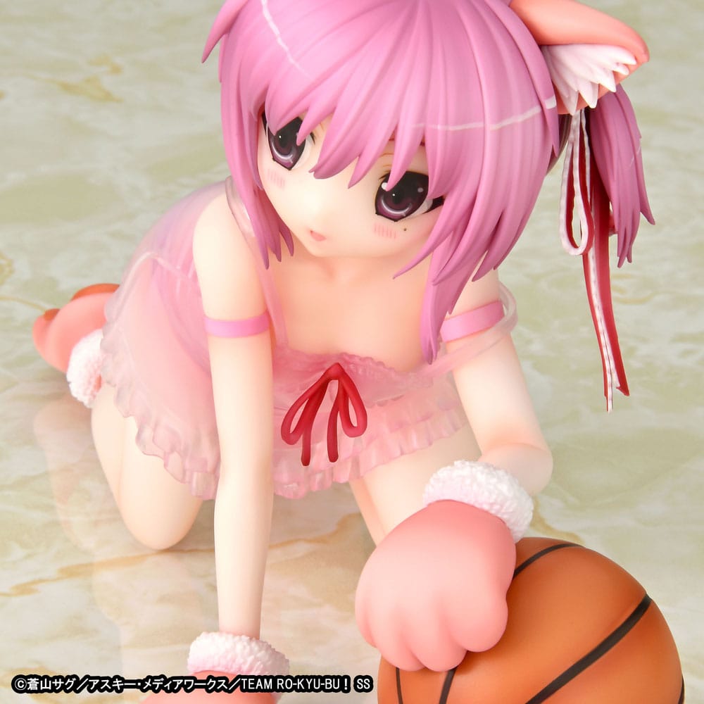 Tomoka Minato Kemomimi Lingerie Ver. PVC Statue 1/7 18 cm Ro-Kyu-Bu: Fast Break! Scalefiguren Yokina