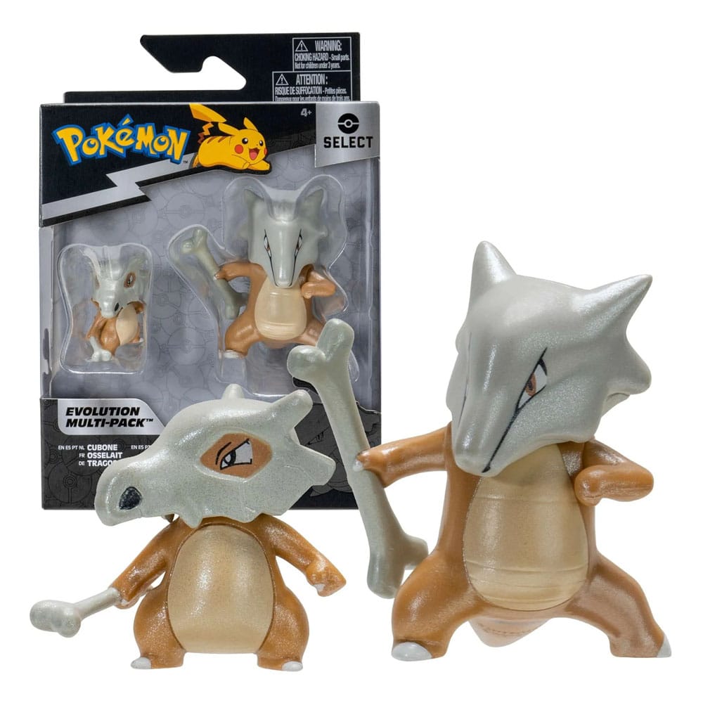 Tragosso, Knogga Actionfiguren 2er-Pack Pokemon: Evolution Figmas Yokina