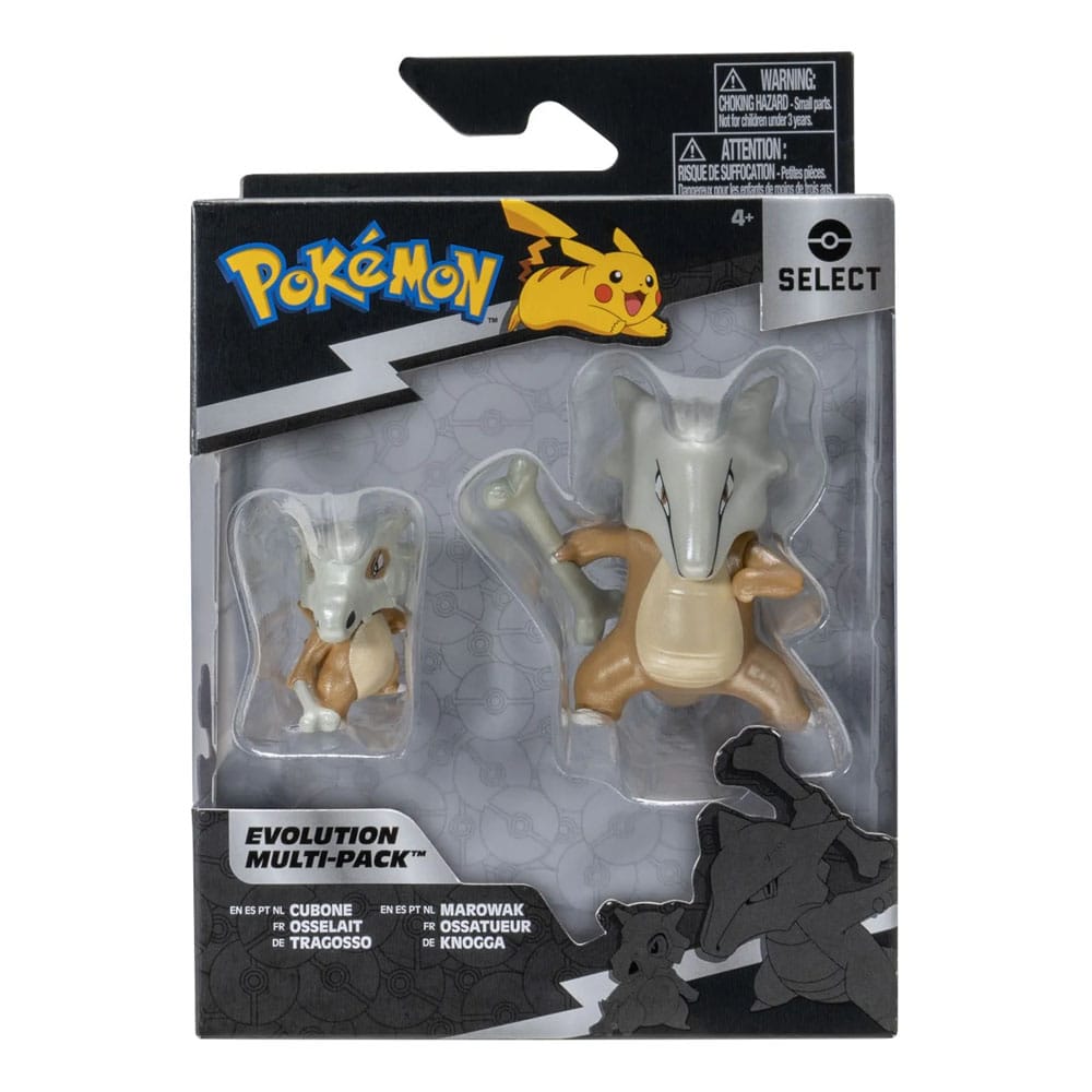 Tragosso, Knogga Actionfiguren 2er-Pack Pokemon: Evolution Figmas Yokina