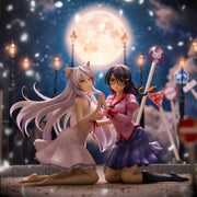 Tsubasa Hanekawa Set PVC Statuen 19 cm Nekomonogatari Monogatari Series Prizefiguren Yokina