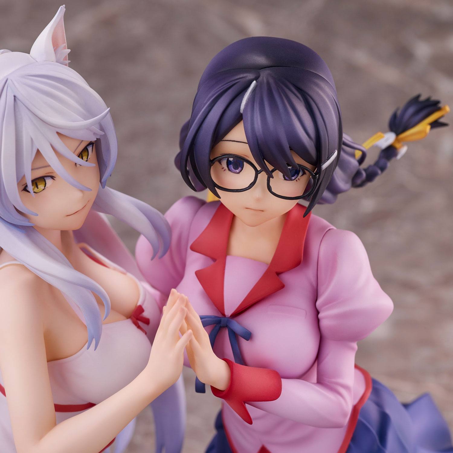Tsubasa Hanekawa Set PVC Statuen 19 cm Nekomonogatari Monogatari Series Prizefiguren Yokina