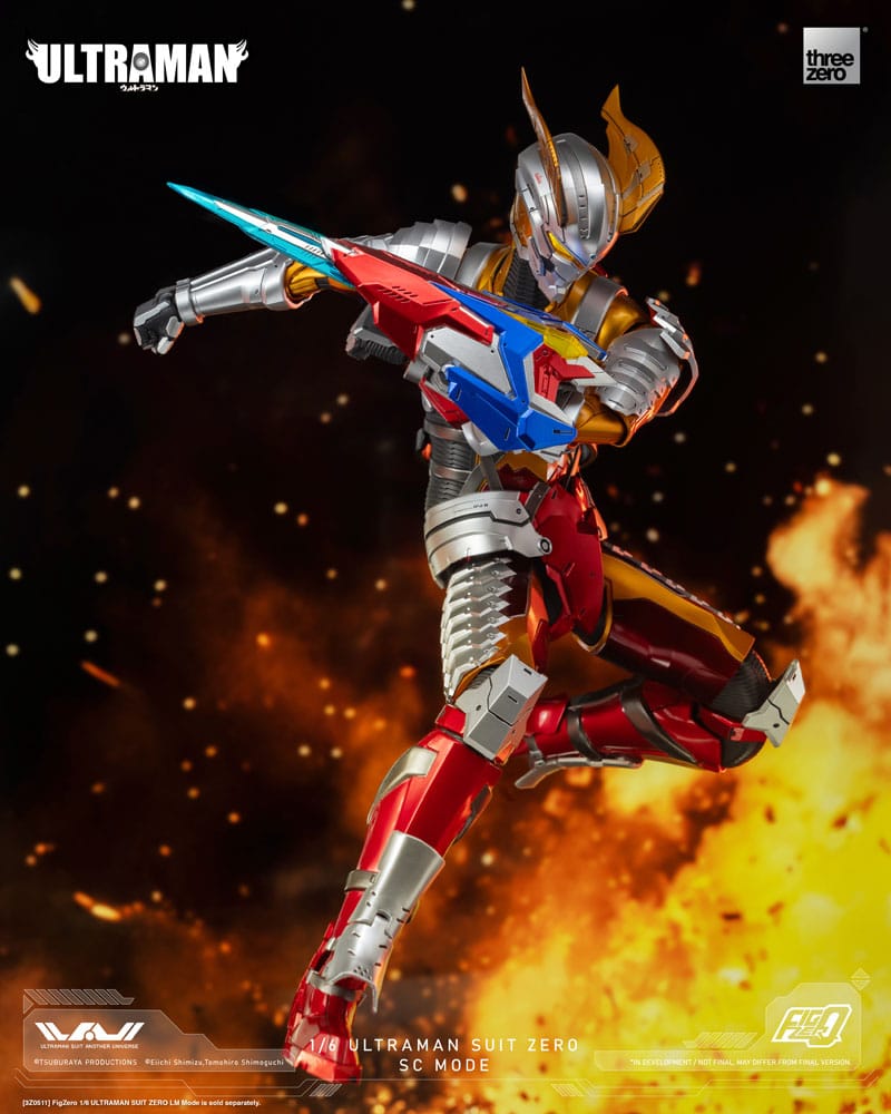 Ultraman FigZero Actionfigur 1/6 Ultraman Suit Zero SC Mode 31 cm Figmas Yokina