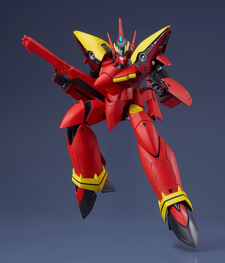 VF-19 Custom Fire Valkyrie (Basara Nekki Unit) PLAMAX Plastic Model Kit 1/72 22 cm The Super Dimension Fortress Macross Figmas Yokina