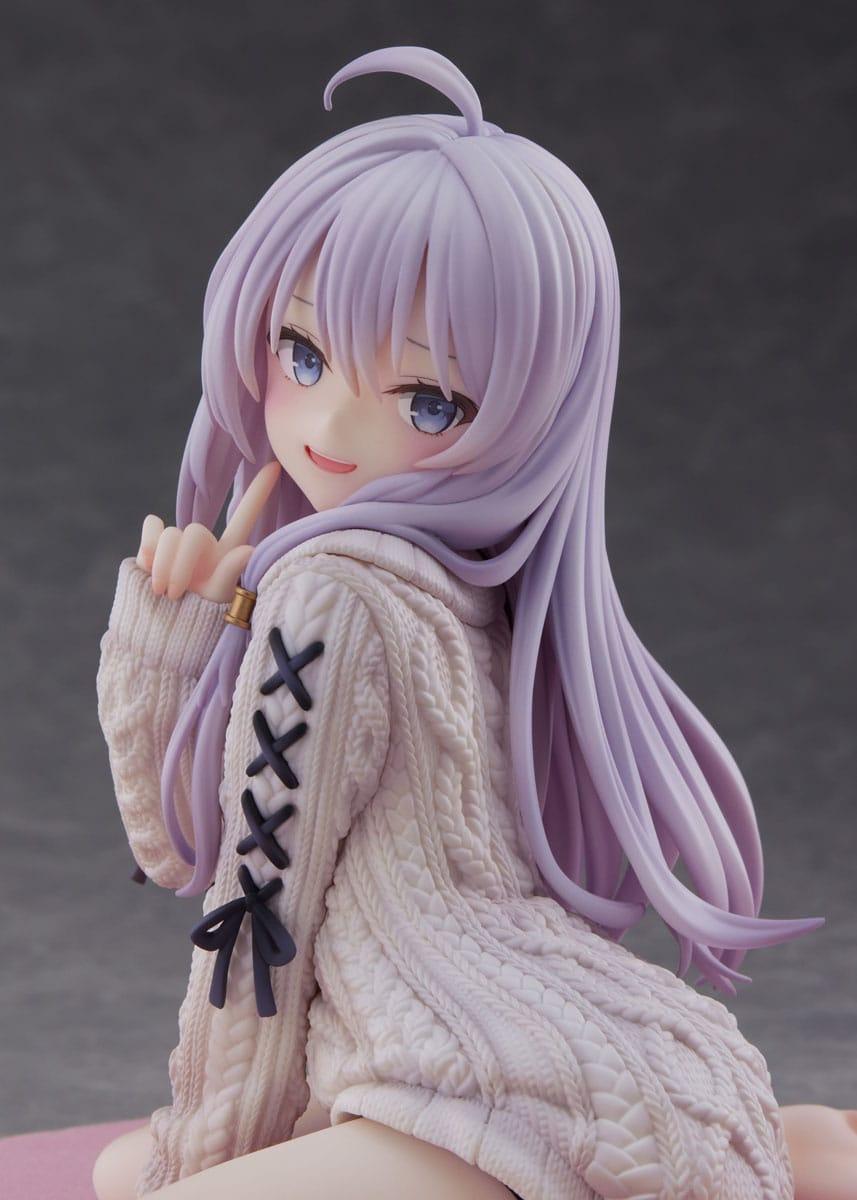 Wandering Witch: The Journey of Elaina PVC Statue 1/7 Elaina Knit One-piece Dress Ver. 15 cm Scalefiguren Yokina
