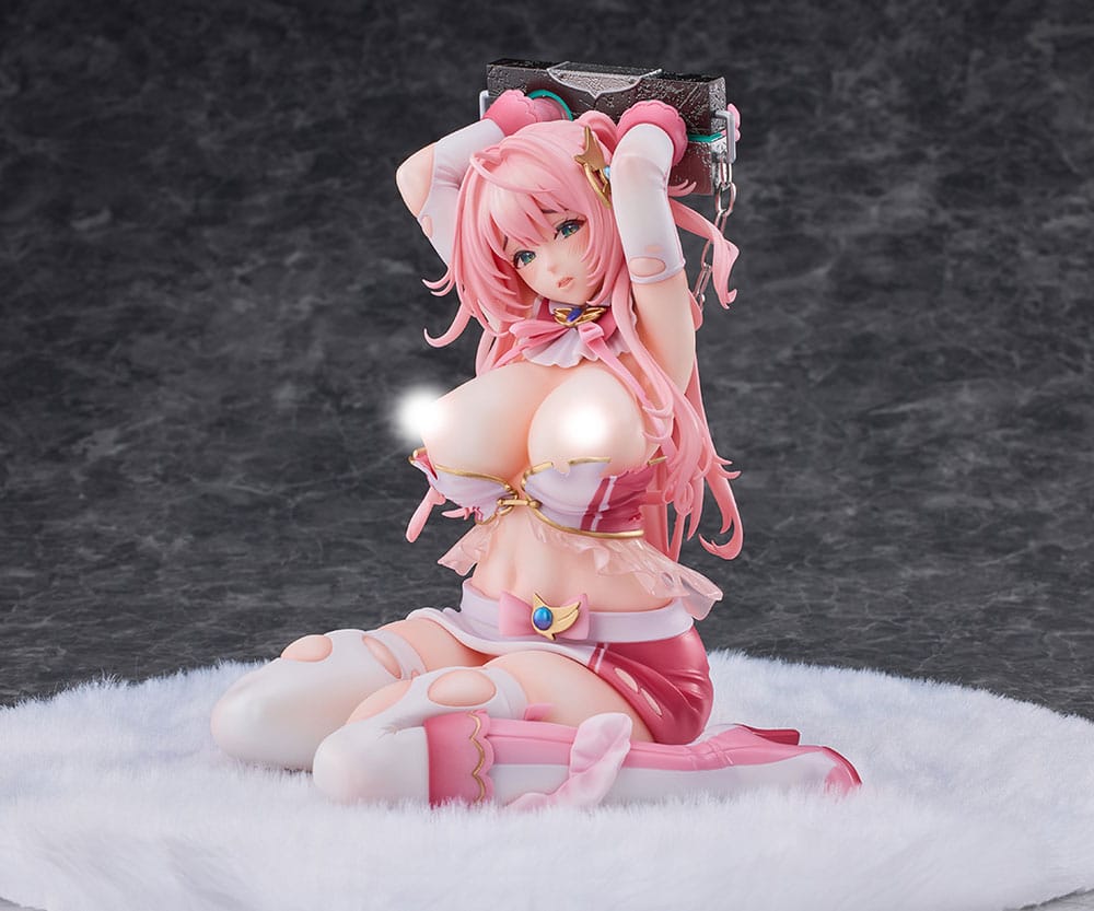 With the Snap of My Fingers, Forced Ovulation Hypnosis Statue 1/5 Marble, the Heroine of Justice 19 cm Hentai Yokina