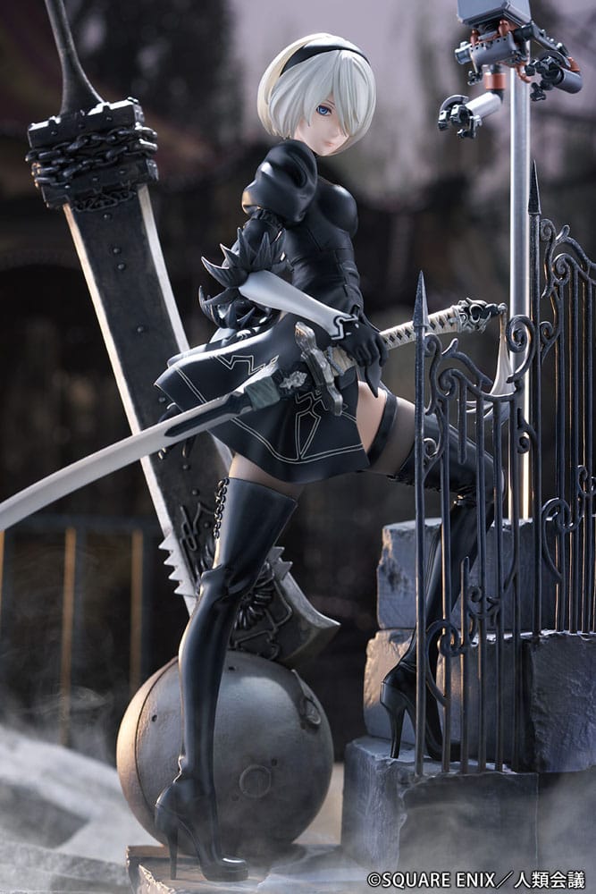 YoRHa No. 2 Type B Search PVC Statue 1/7 31 cm NieR:Automata Ver1.1a Scalefiguren Yokina