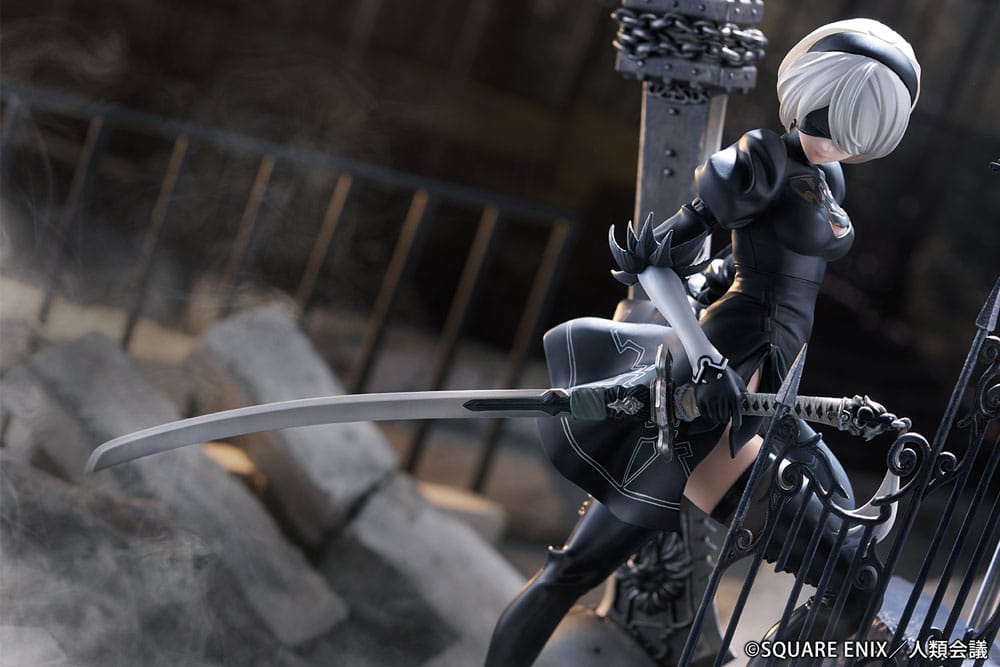 YoRHa No. 2 Type B Search PVC Statue 1/7 31 cm NieR:Automata Ver1.1a Scalefiguren Yokina