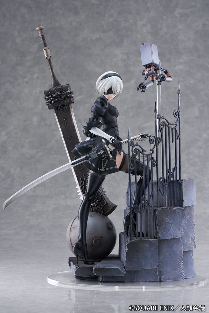 YoRHa No. 2 Type B Search PVC Statue 1/7 31 cm NieR:Automata Ver1.1a Scalefiguren Yokina