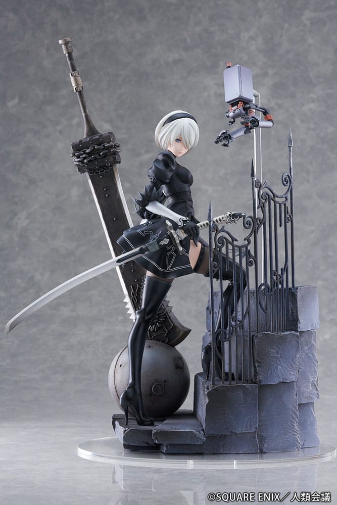 YoRHa No. 2 Type B Search PVC Statue 1/7 31 cm NieR:Automata Ver1.1a Scalefiguren Yokina