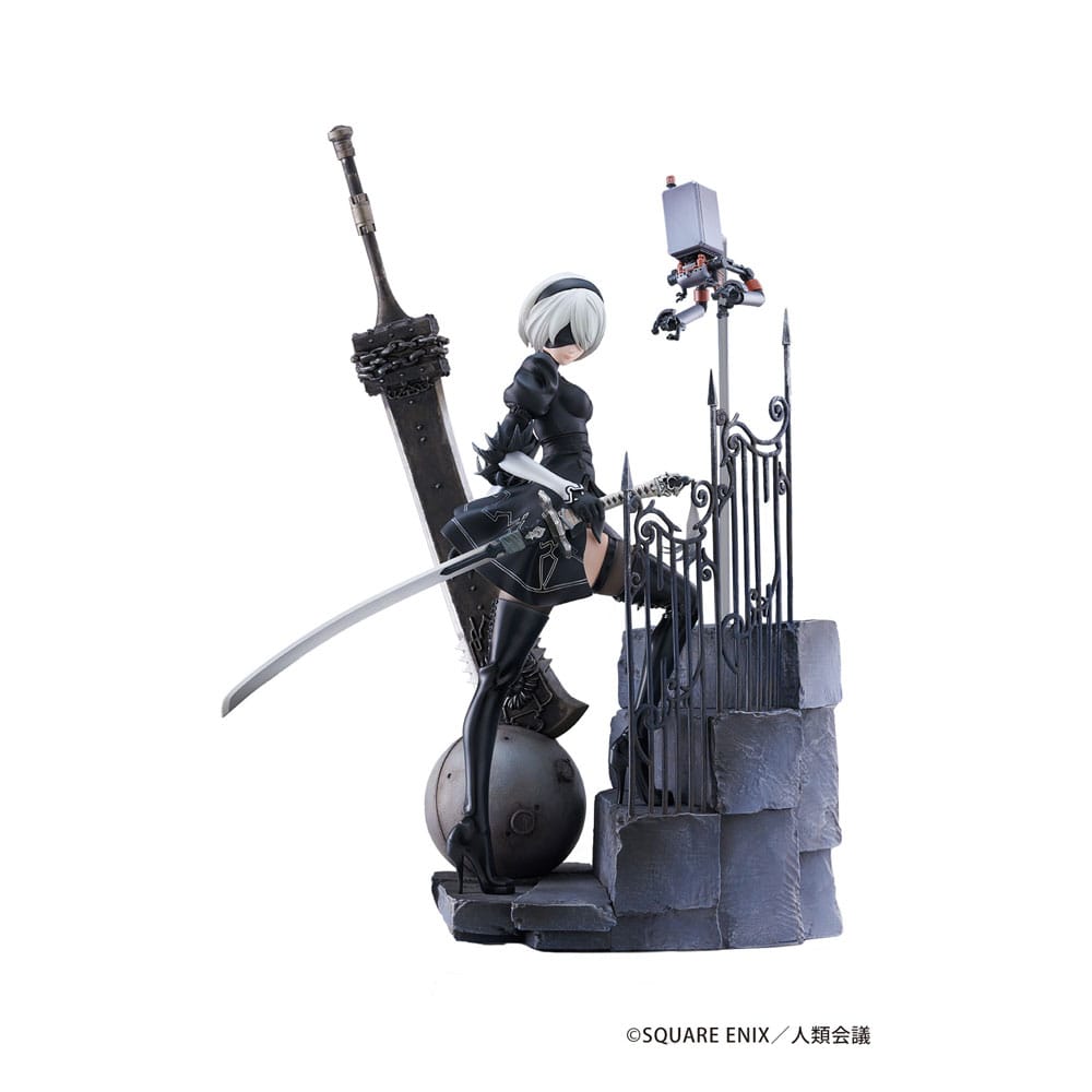 YoRHa No. 2 Type B Search PVC Statue 1/7 31 cm NieR:Automata Ver1.1a Scalefiguren Yokina