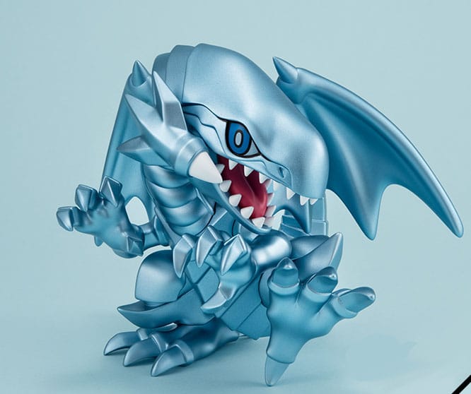 Yu-Gi-Oh! Duel Monsters Megatoon PVC Statue Blue Eyes White Dragon 12 cm Prizefiguren Yokina