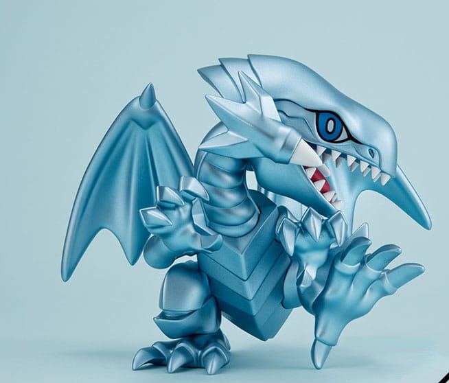 Yu-Gi-Oh! Duel Monsters Megatoon PVC Statue Blue Eyes White Dragon 12 cm Prizefiguren Yokina