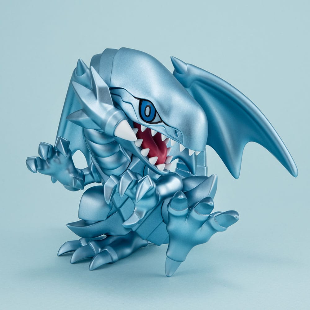 Yu-Gi-Oh! Duel Monsters Megatoon PVC Statue Blue Eyes White Dragon & Obelisk the Tormentor (with gift) Prizefiguren Yokina