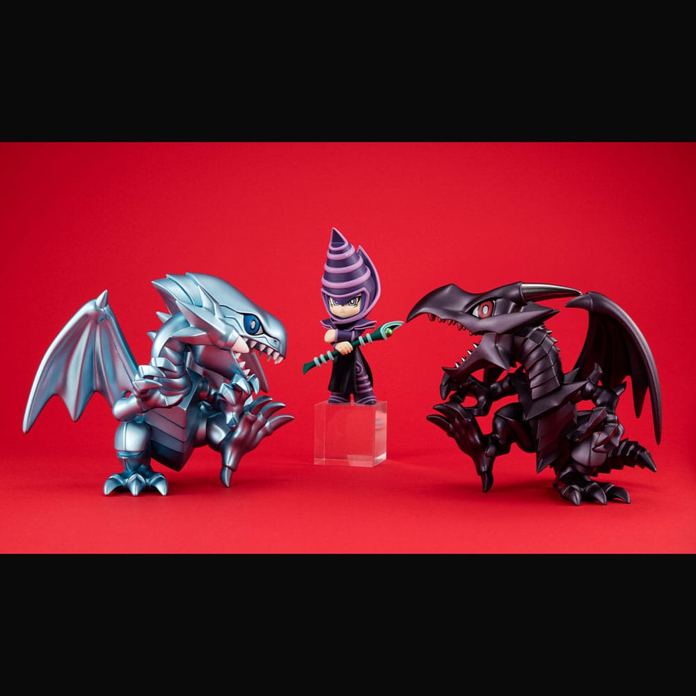 Yu-Gi-Oh! Duel Monsters Megatoon PVC Statue Red Eyes Black Dragon & The Winged Dragon of Ra 13 cm (with gift) Prizefiguren Yokina