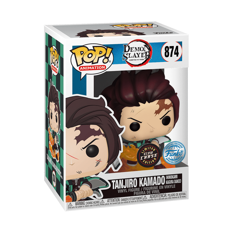 Demon Slayer: Kimetsu no Yaiba POP! Animation Figur Tanjiro (GW) Chase 9 cm Funko POP! Yokina