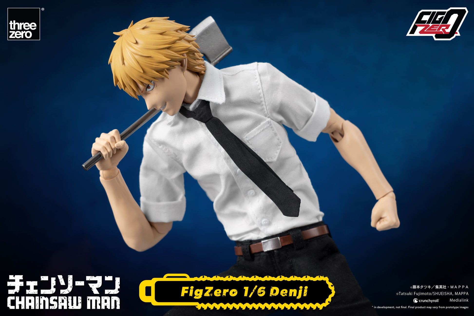 Chainsaw Man FigZero Actionfigur 1/6 Denji 29 cm Figmas Yokina