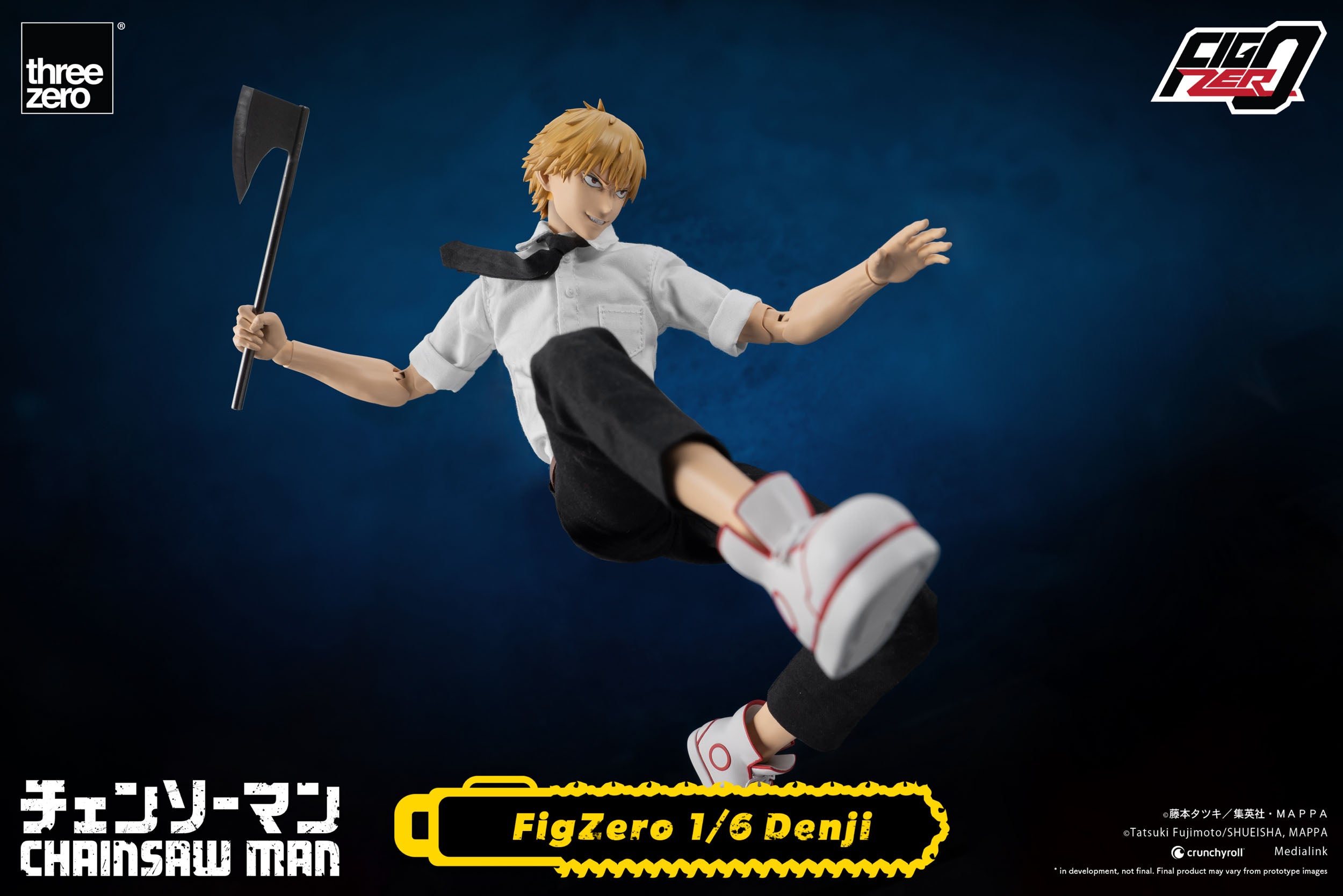 Chainsaw Man FigZero Actionfigur 1/6 Denji 29 cm Figmas Yokina