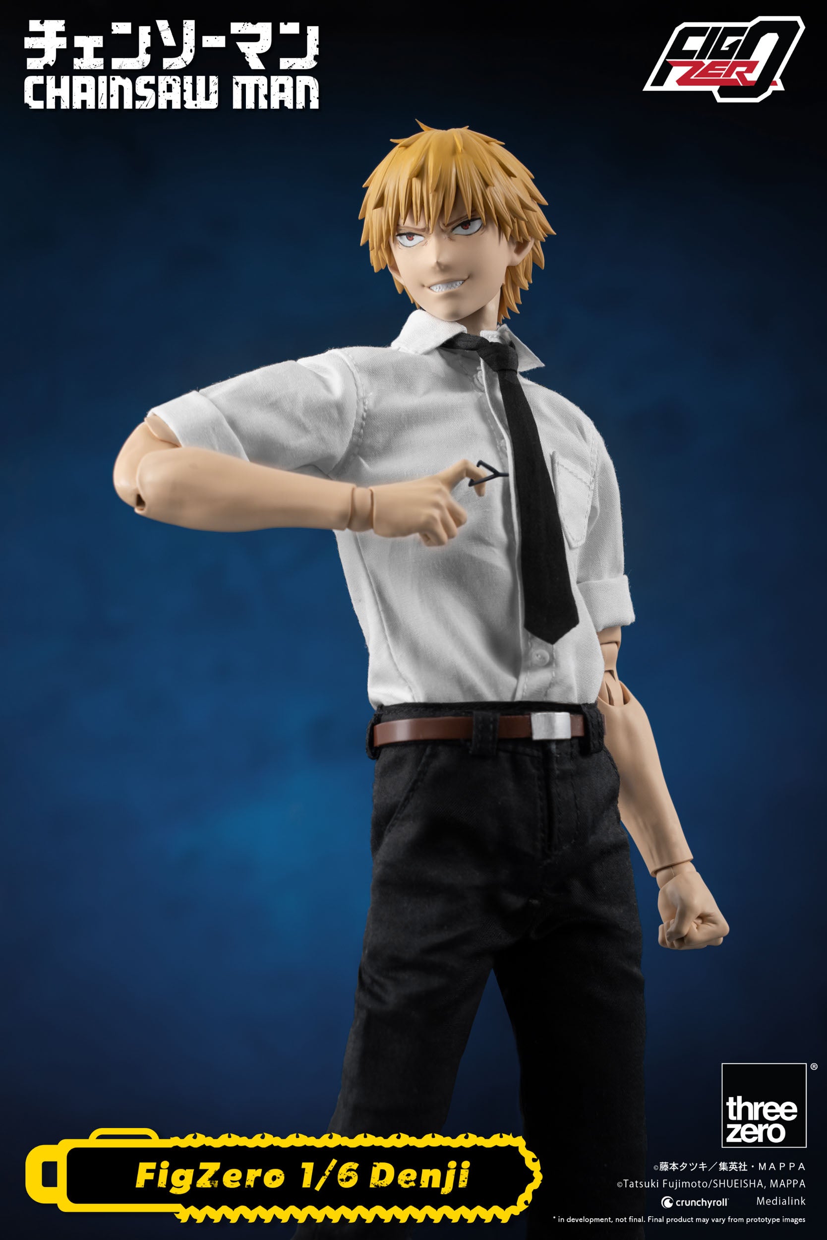 Chainsaw Man FigZero Actionfigur 1/6 Denji 29 cm Figmas Yokina