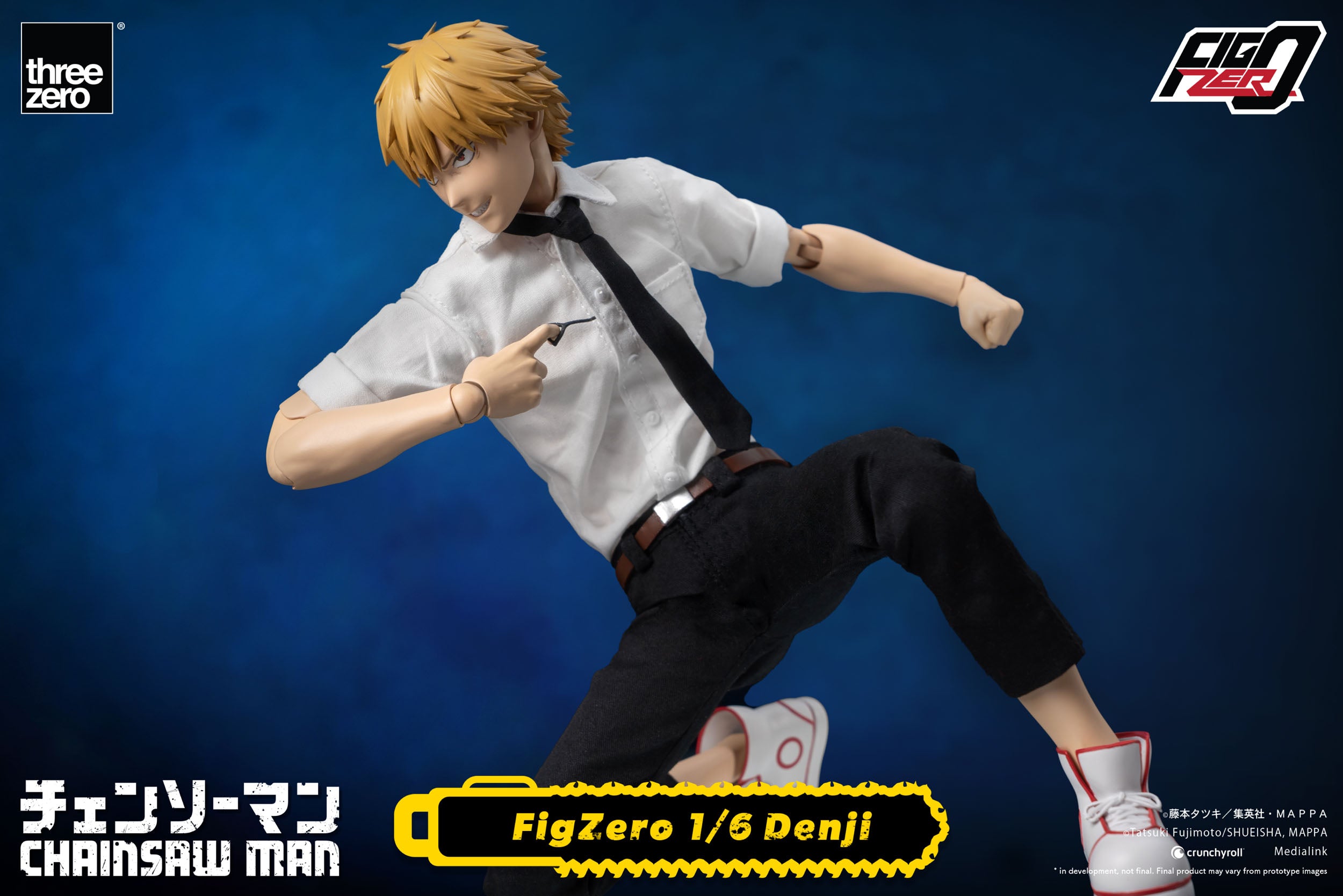 Chainsaw Man FigZero Actionfigur 1/6 Denji 29 cm Figmas Yokina