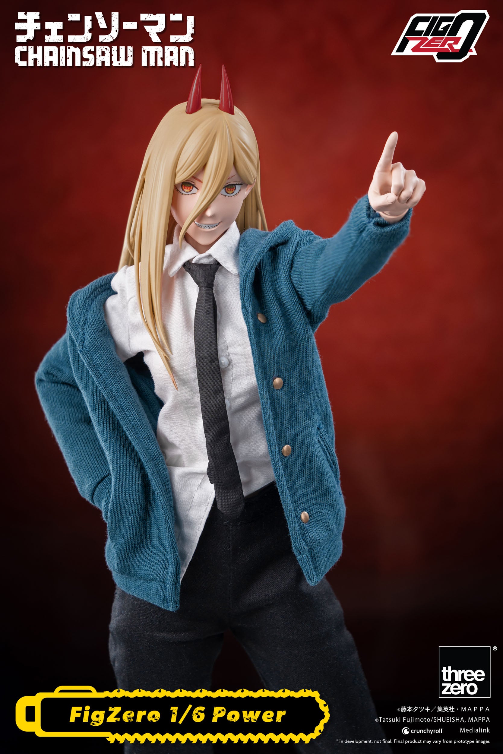Chainsaw Man FigZero Actionfigur 1/6 Power 28 cm Figmas Yokina