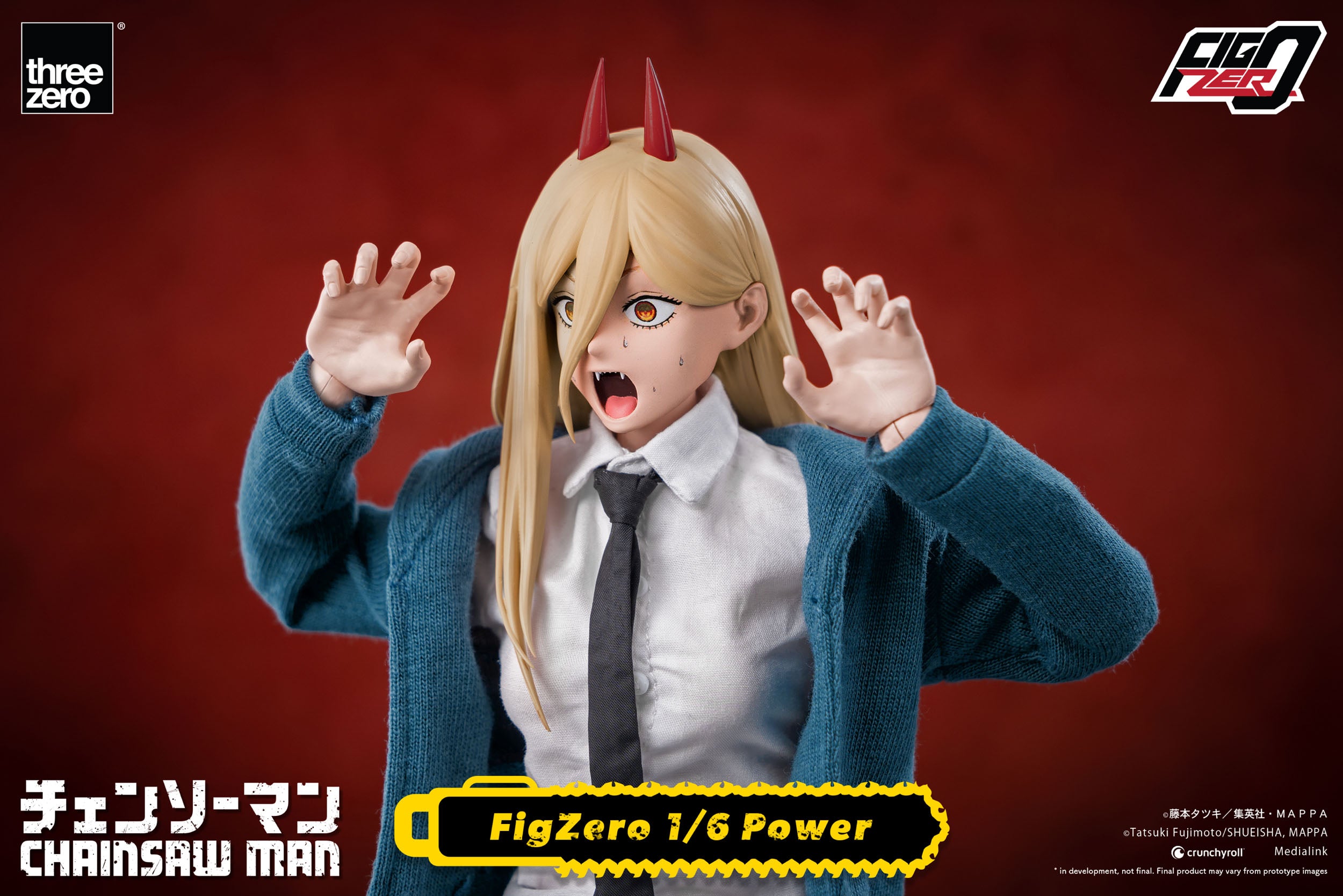 Chainsaw Man FigZero Actionfigur 1/6 Power 28 cm Figmas Yokina