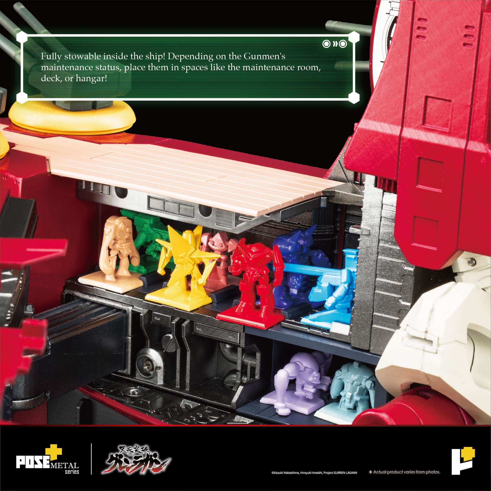 Tengen Toppa Gurren Lagann POSE+METAL series Statue Dai-Gurren 33 cm Figmas Yokina
