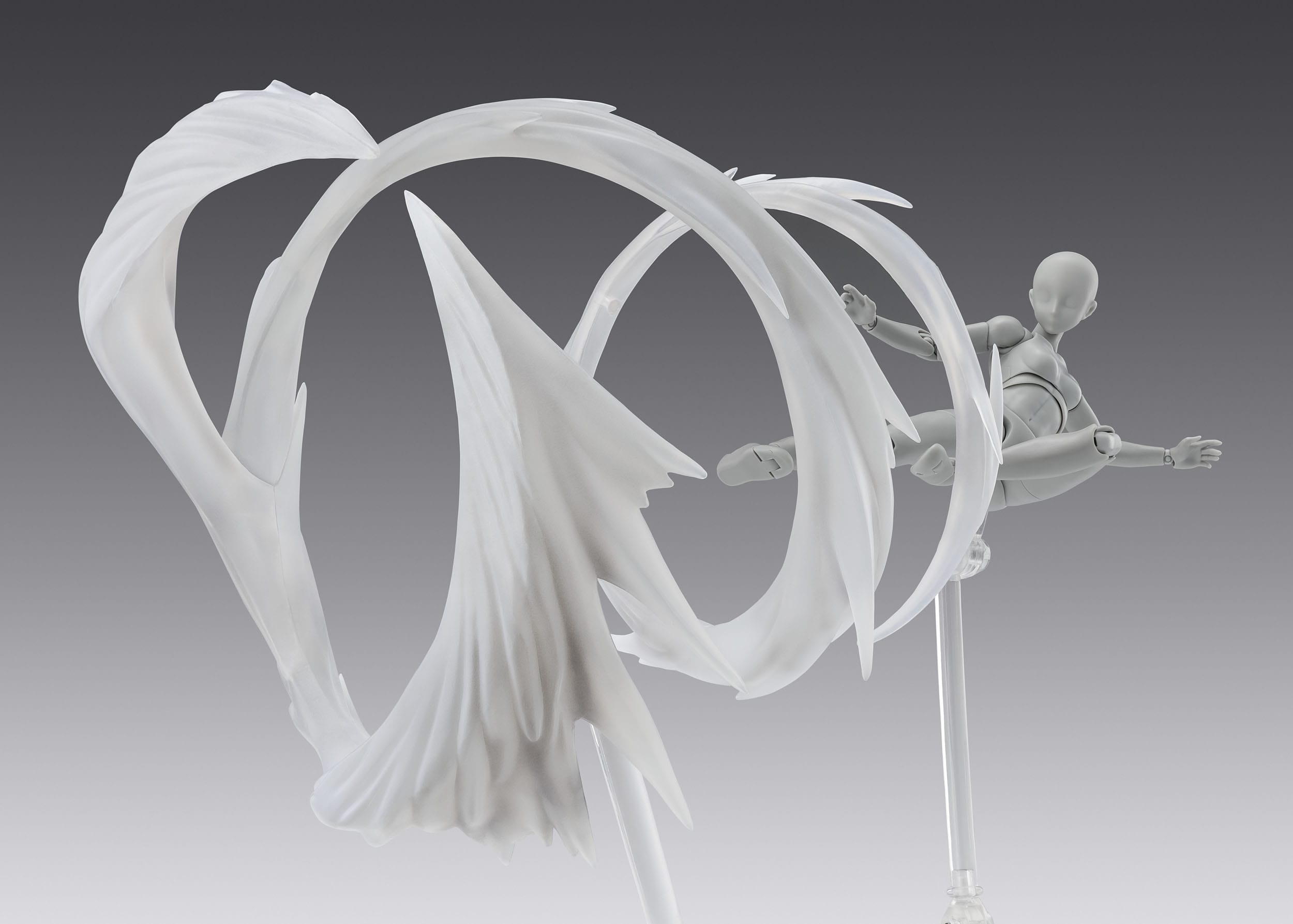 Tamashii Effect Actionfiguren-Zubehör Wind White for S.H. Figuarts Figurenzubehör Yokina