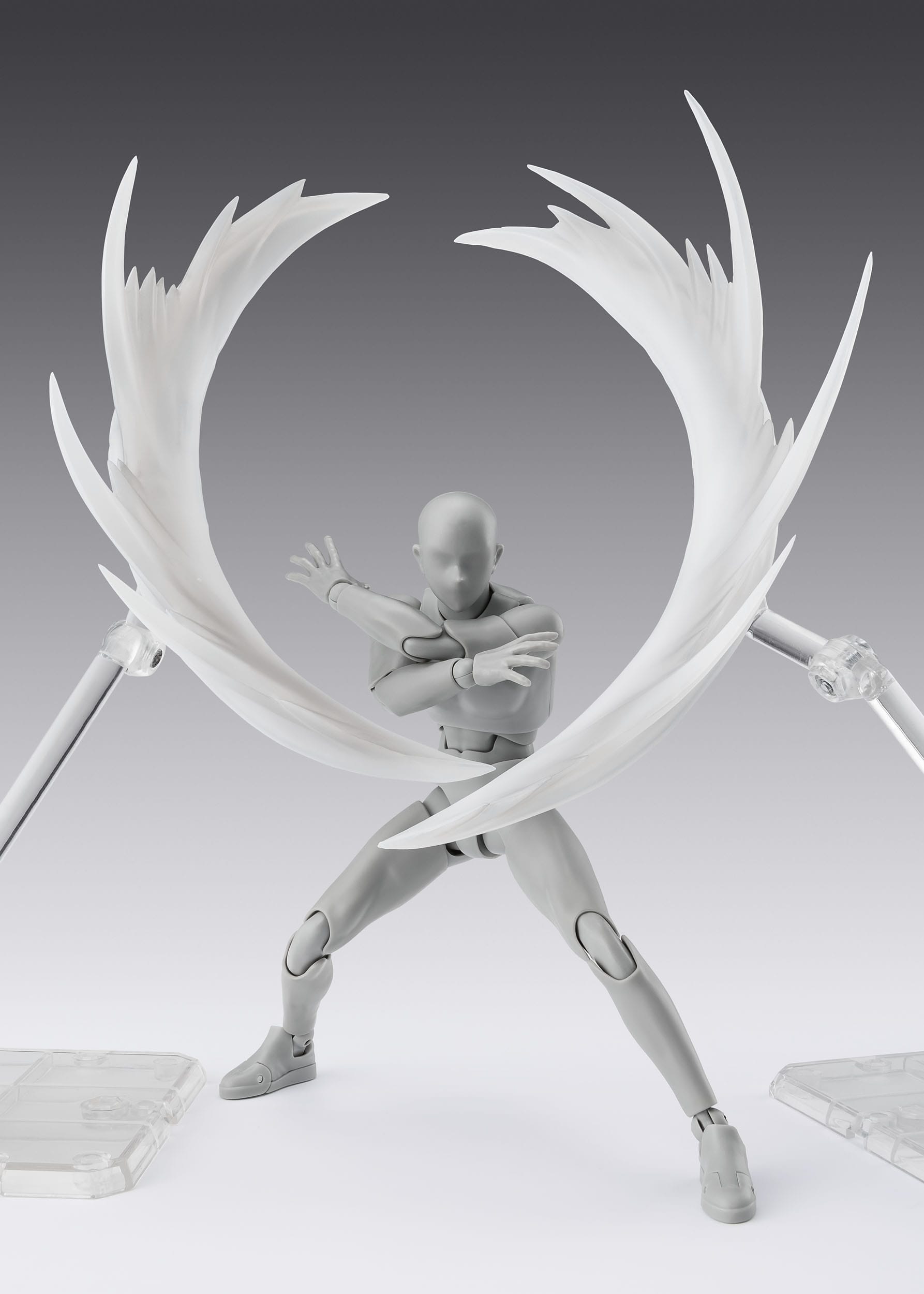 Tamashii Effect Actionfiguren-Zubehör Wind White for S.H. Figuarts Figurenzubehör Yokina