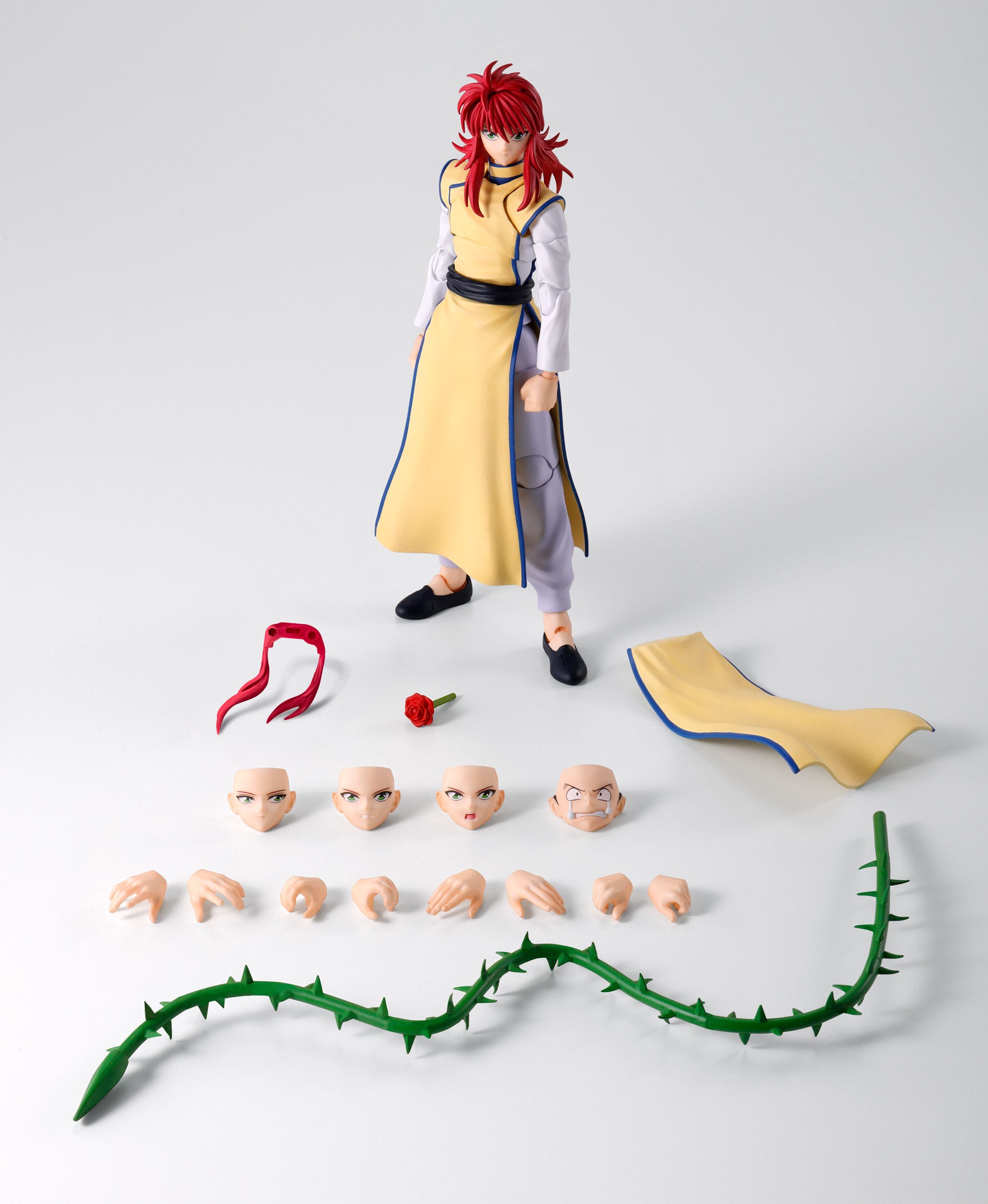 Yu Yu Hakusho S.H. Figuarts Actionfigur Kurama 15 cm Figmas Yokina
