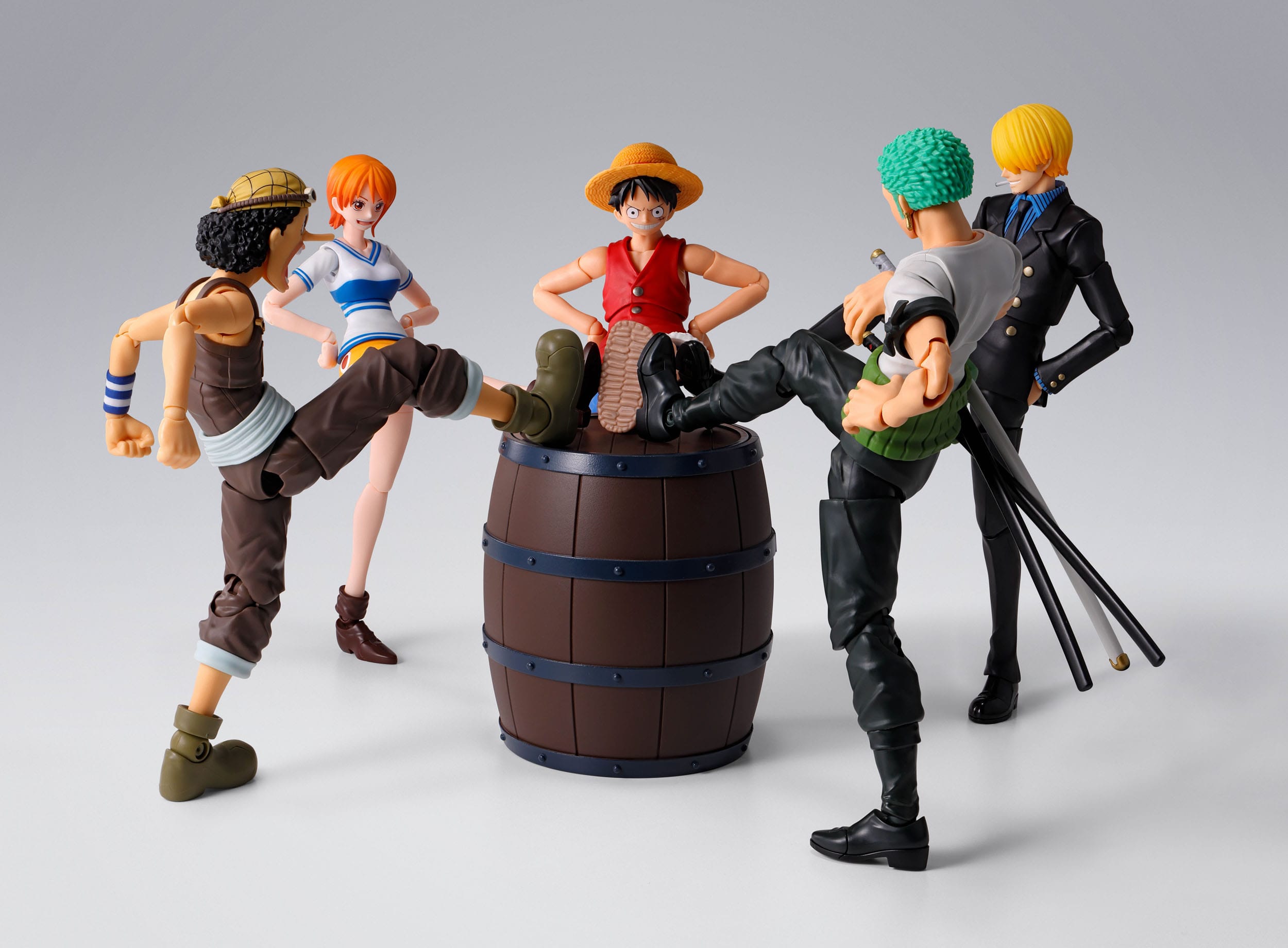 One Piece S.H. Figuarts Zubehör-Set The Straw Hat Crew Party Set Figurenzubehör Yokina