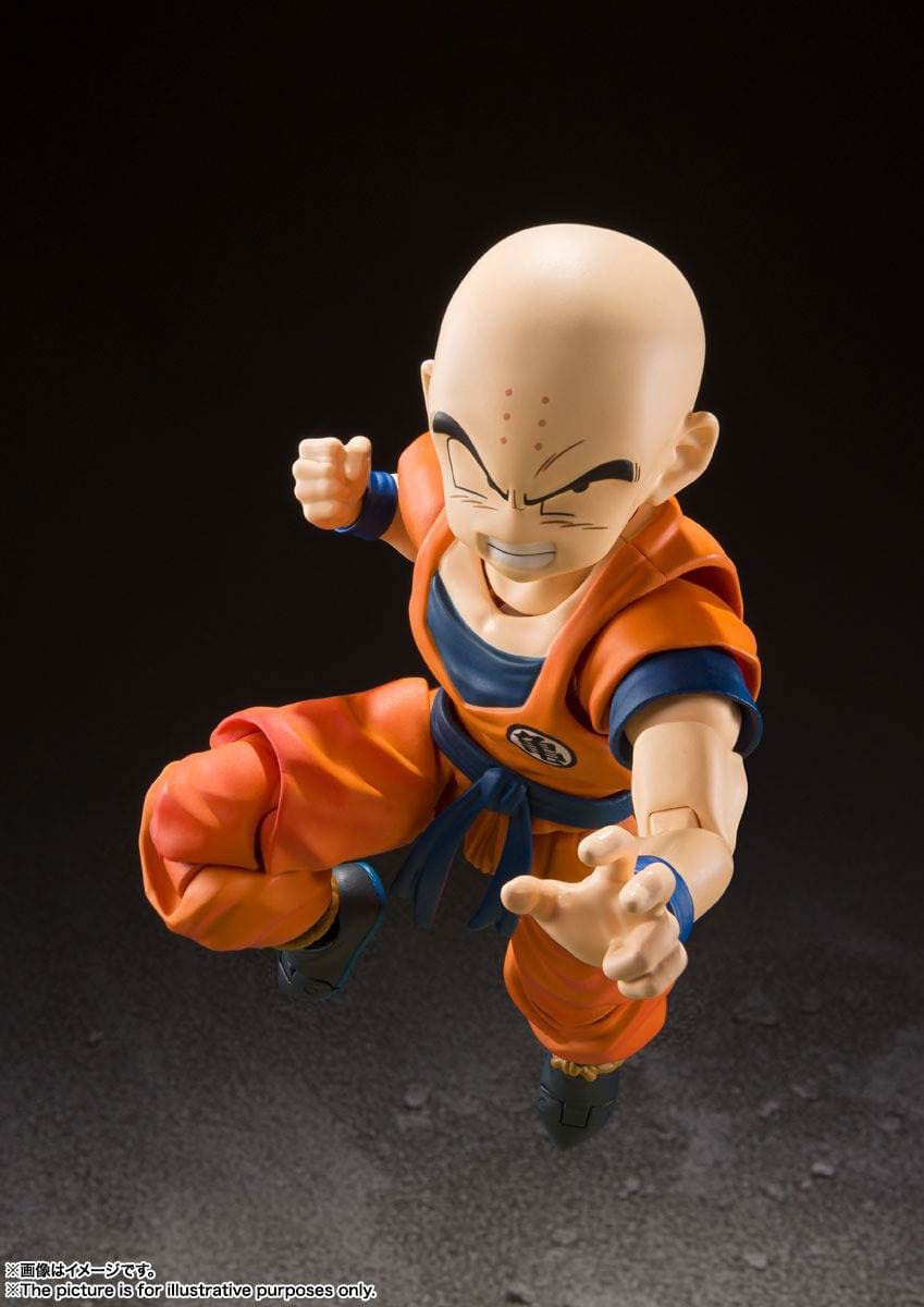 Dragon Ball Z S.H. Figuarts Actionfigur Krillin-Earth's Strongest Man 12 cm Figmas Yokina
